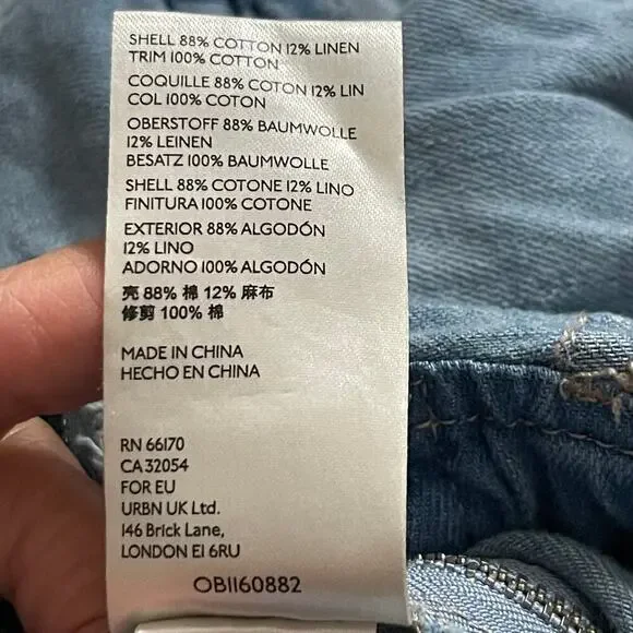 Free People Women's West Denim Utility Jumpsuit OB1160882 Mirage Blue Size Small - Picture 6 of 10